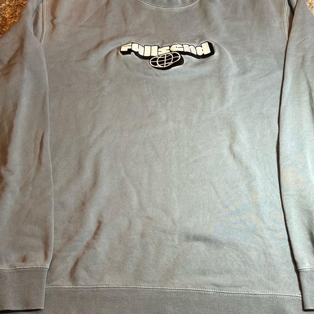 Full Send Nelk Boys Crewneck Sweatshirt Blue Mens Size Large